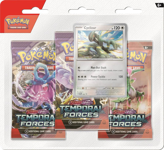 Pokemon TCG Temporal Forces 3 Pack Blister [Cyclizar]