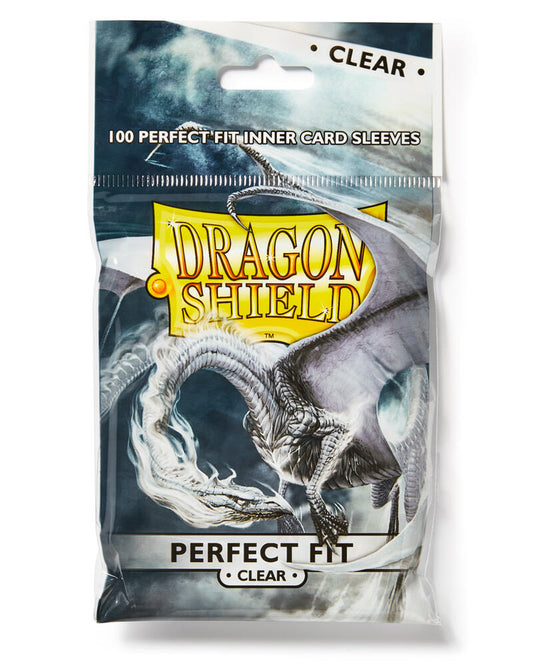 Dragon Shield Card Sleeves - Perfect Fit - Clear/Clear (100-Pack) -