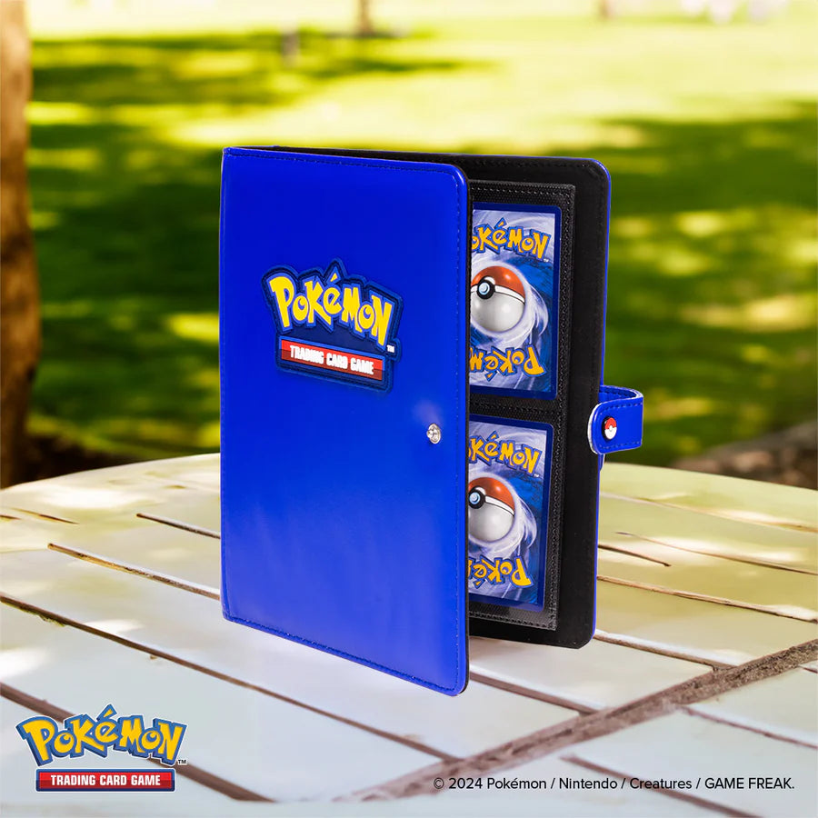 Ultra Pro Premium Blue 4-Pocket Snap Binder for Pokémon