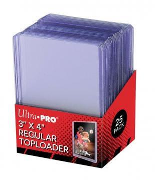 Ultra Pro 3" x 4" Clear Regular Toploader (25-Count) -